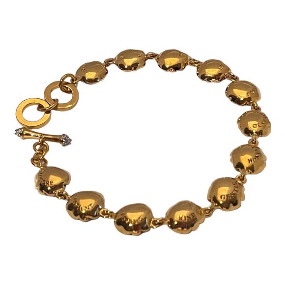 Designer Bracelet Words of LOVE Sincere Patient Kind Crystals Enamel 6G - Picture 3 of 6